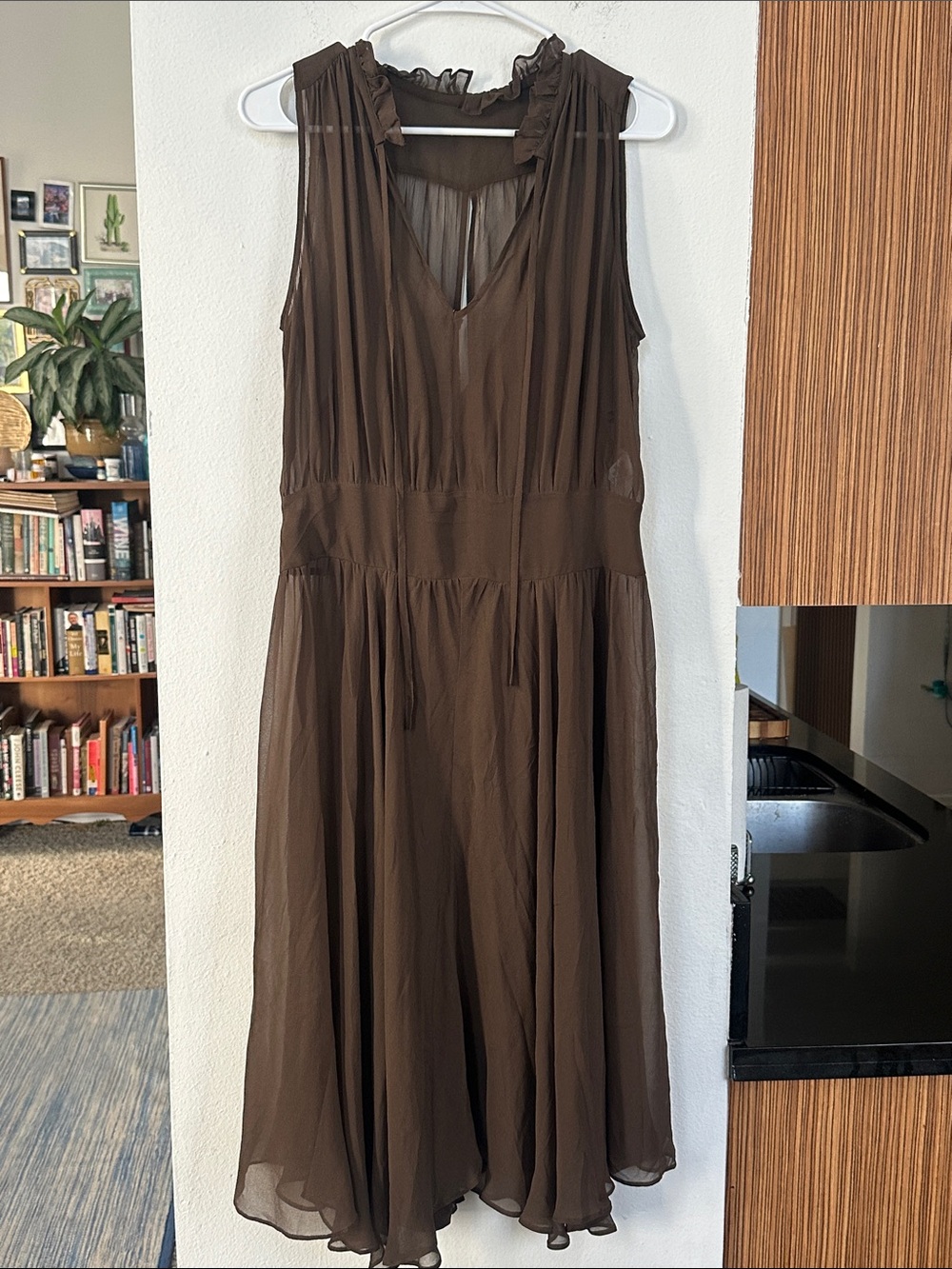 French Connection silk organza dress